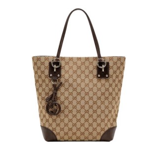 Brun Gucci Fourre-tout Cuir Gg Charme Promo prix